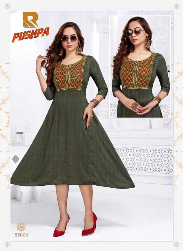 Raashi Pushpa Beautiful Silk Embroidery Kurti